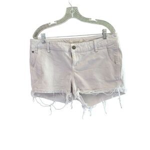 Torrid light wash raw hem denim shorts sz 12